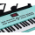 MusicMate Keyboard MM-04 KeyDeluxe Turkusowy - 1588174 - zdjęcie 4